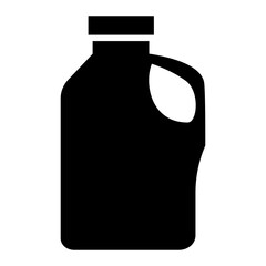 Household chemicals  the black color icon .
