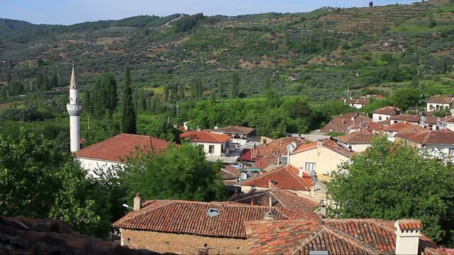 Village life in Sirince, organized around the rhythms of nature. Most households own several small plots of land scattered around the village. They cultivate a variety of different crops