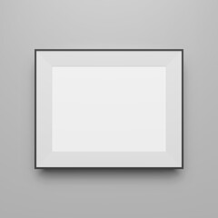 Horizontal black Frame blank Template