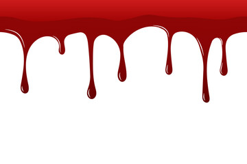 Seamless pattern of blood. Vector illustration.
