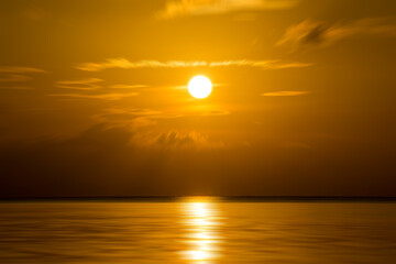 sunset sky, unfocused