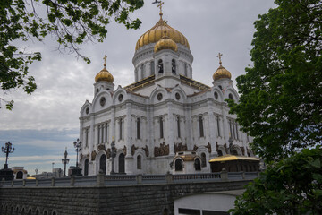 Fototapeta na wymiar Christ Erlöser Kathedrale Moskau