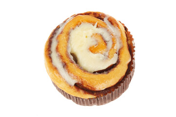 Cinnamon and custard bun