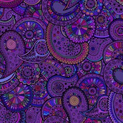 The pattern consisting of colored patterns buta .Vector