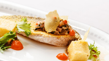 fish with vegetables