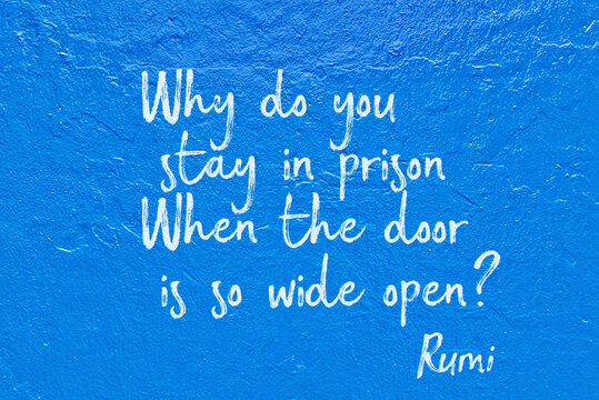 stay in prison blue Rumi