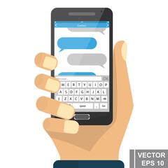 Online sms communication via mobile device. Negotiation.