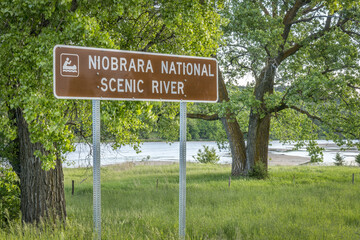 Niobrara National Scenic River sign