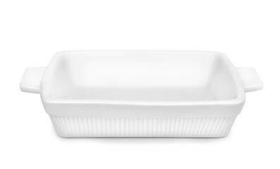 Empty ceramic baking tray