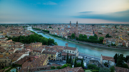 Fototapeta premium Verona in the evening