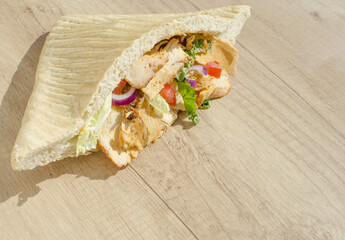 Kebab sandwich