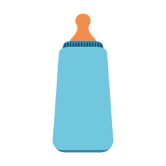 milk formula bottle baby or shower related  icon image vector illustration design 