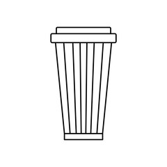 Coffee to go icon vector illustration graphic design