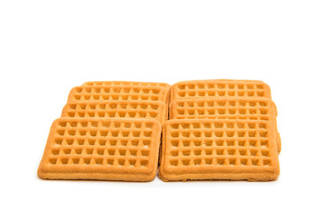 Butter biscuits isolated