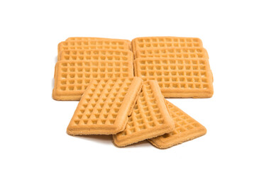Butter biscuits isolated