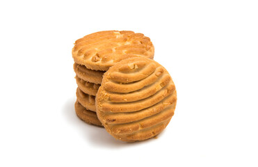 Butter biscuits isolated