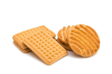 Butter biscuits isolated