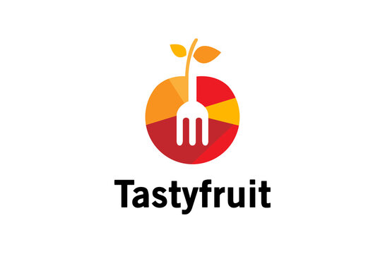 Tasty Fruit Logo Design Illustration