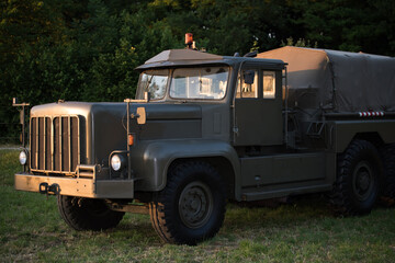 US troops transportation vehicle 