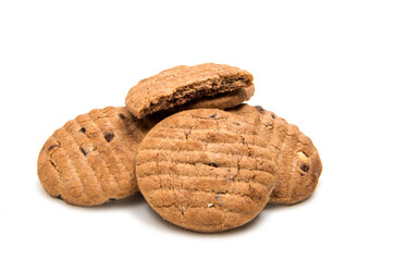 Butter biscuits isolated