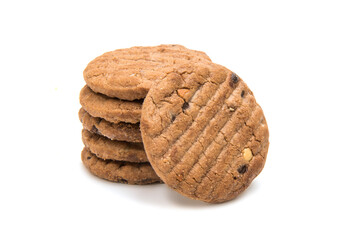 Butter biscuits isolated