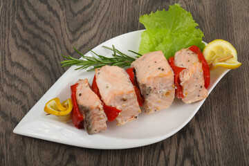 Salmon Skewer