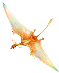 Long tailed pterosaur © dracozlat