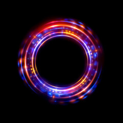 Abstract background. luminous swirling. Elegant glowing circle. .Sparking particle. Space tunnel. Glossy jellyfish. Colorful ellipse. Glint sphere