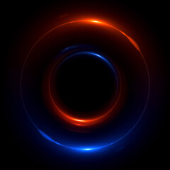 Abstract background. luminous swirling. Elegant glowing circle. .Sparking particle. Space tunnel. Glossy jellyfish. Colorful ellipse. Glint sphere