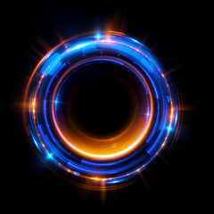 Abstract background. luminous swirling. Elegant glowing circle. .Sparking particle. Space tunnel. Glossy jellyfish. Colorful ellipse. Glint sphere