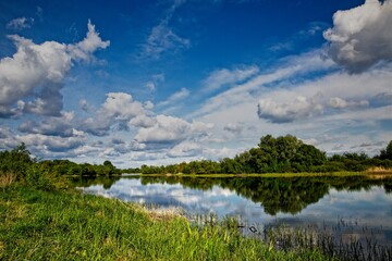 Obraz premium Spring day at the river.