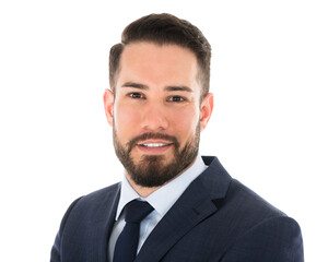 Close-up Of Happy Businessman