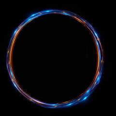 Abstract background. luminous swirling. Elegant glowing circle. .Sparking particle. Space tunnel. Glossy jellyfish. Colorful ellipse. Glint sphere