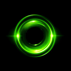 Abstract background. luminous swirling. Elegant glowing circle. .Sparking particle. Space tunnel. Glossy jellyfish. Colorful ellipse. Glint sphere