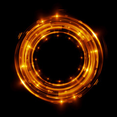 Abstract background. luminous swirling. Elegant glowing circle. .Sparking particle. Space tunnel. Glossy jellyfish. Colorful ellipse. Glint sphere