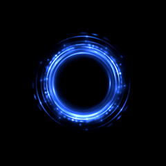 Abstract background. luminous swirling. Elegant glowing circle. .Sparking particle. Space tunnel. Glossy jellyfish. Colorful ellipse. Glint sphere
