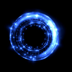 Abstract background. luminous swirling. Elegant glowing circle. .Sparking particle. Space tunnel. Glossy jellyfish. Colorful ellipse. Glint sphere