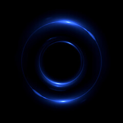 Abstract background. luminous swirling. Elegant glowing circle. .Sparking particle. Space tunnel. Glossy jellyfish. Colorful ellipse. Glint sphere