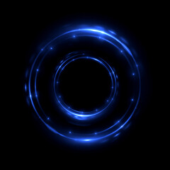 Abstract background. luminous swirling. Elegant glowing circle. .Sparking particle. Space tunnel. Glossy jellyfish. Colorful ellipse. Glint sphere