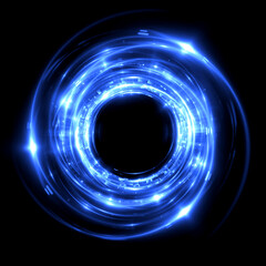 Abstract background. luminous swirling. Elegant glowing circle. .Sparking particle. Space tunnel. Glossy jellyfish. Colorful ellipse. Glint sphere