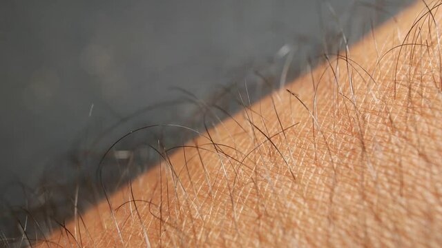 Close up of Human Skin Texture 
