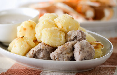 Grill cassava delicious dessert