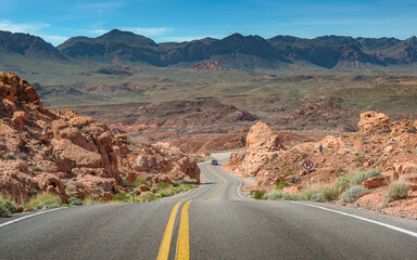 Rock desert in Valley of Fire