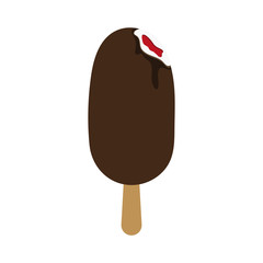 popsicle ice cream icon image vector illustration design 