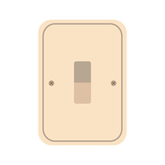 electric switch icon over white background. vector illustration