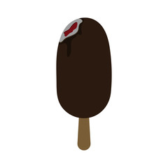 popsicle ice cream icon image vector illustration design 