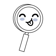 Magnifying glass tool icon vector illustration graphic design