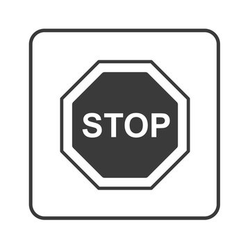 Stop-Schild - Simple App Icon