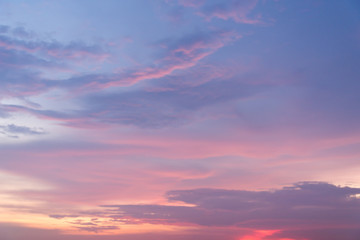 Obraz na płótnie Canvas Beautiful sunset sky background