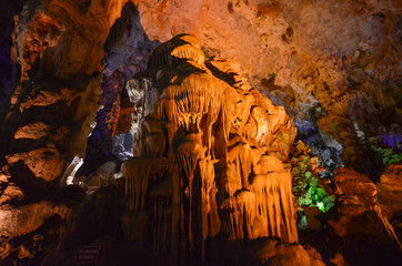 Limestone Cave of Furong in Wulong Karst Geological Park